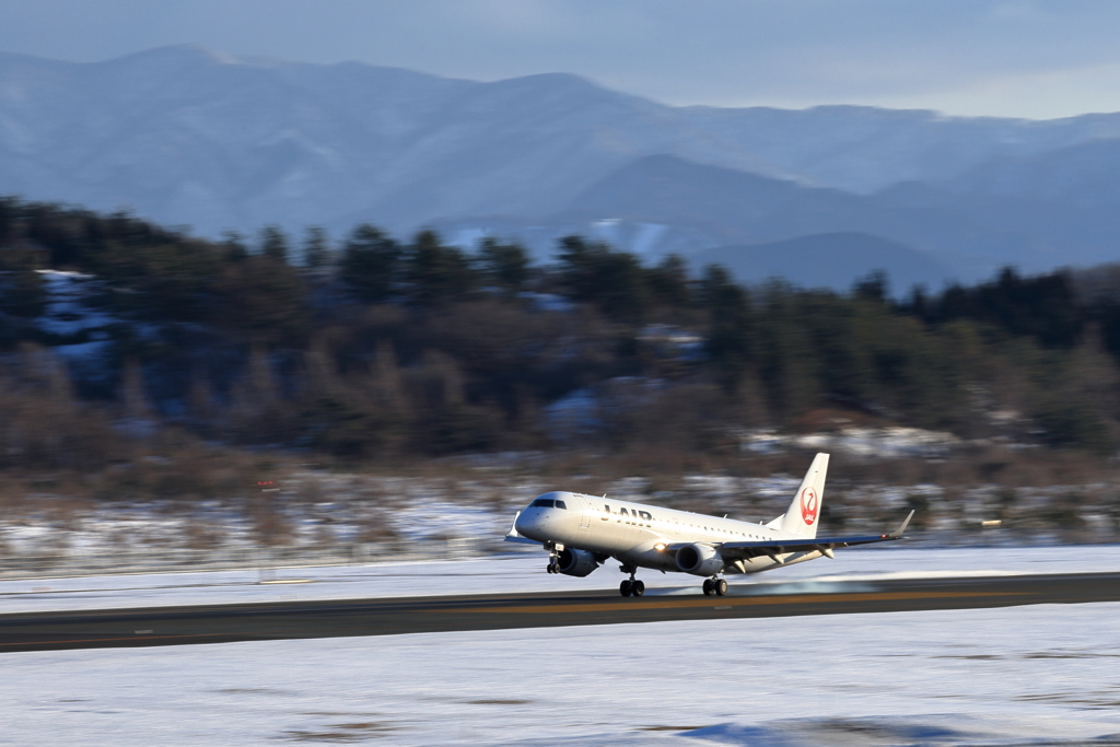 スパっと降り立つ