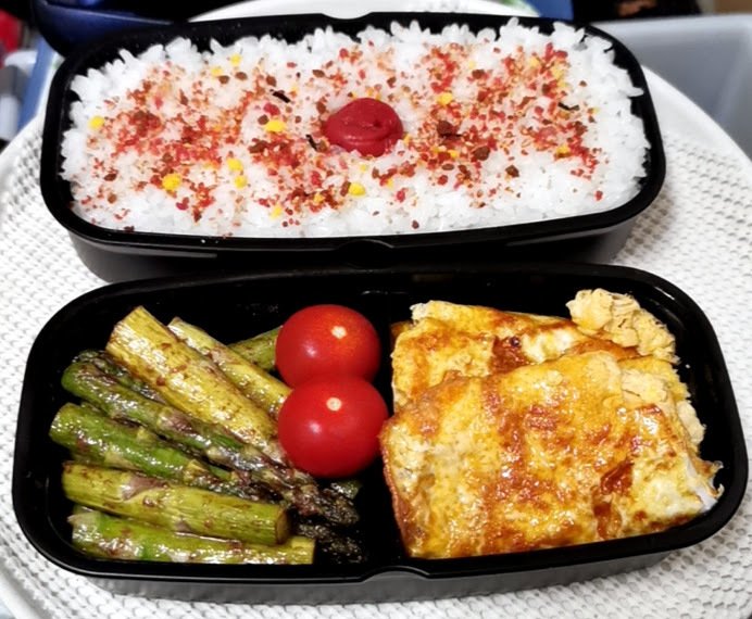 シンプルな手作り弁当