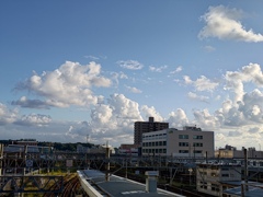 まるで絵に描いような空