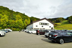 森吉山ふもとの駐車場