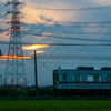夕日と電車(23)
