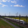 お写ん歩(106)-1（青空×電車）