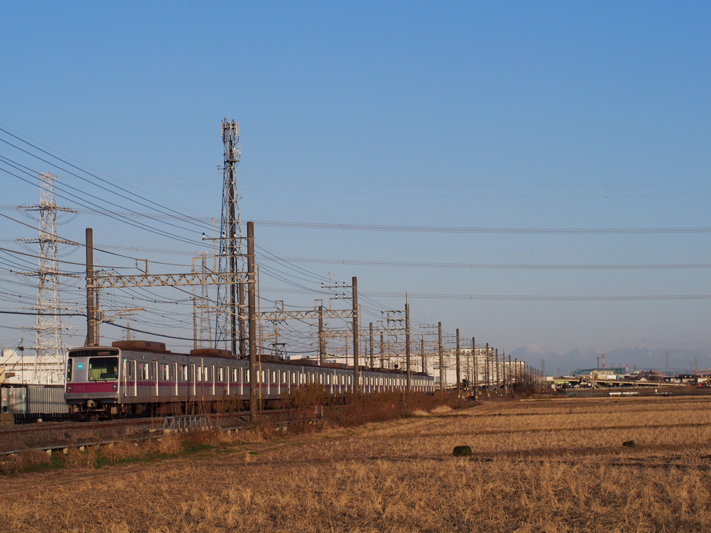 お写ん歩(44)-1（晴れ×電車）