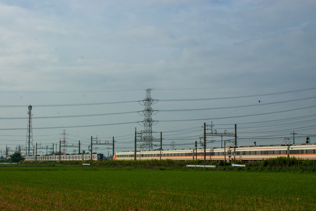 お写ん歩(11)-1（曇り×電車）