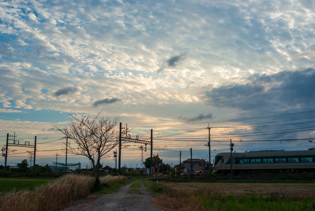 お写ん歩(17)-2（曇り×電車）