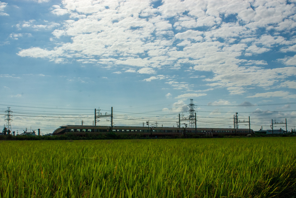 お写ん歩(3)-1（雲×電車）