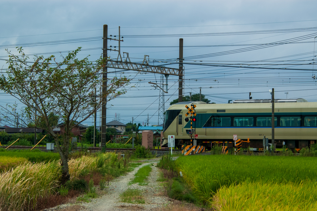 どんより曇り空と電車(20)
