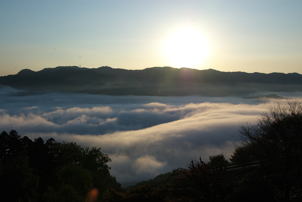 お出かけ(51)-1（雲海×朝日＠宝登山ロープウェイ山頂駅）