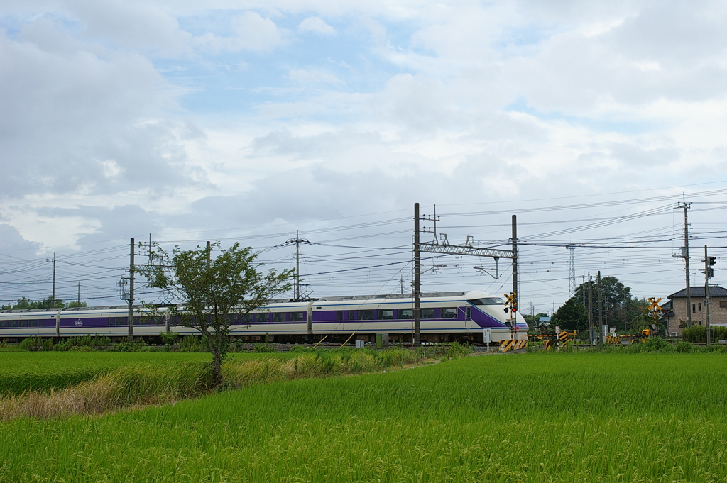 電車と曇り空(10)