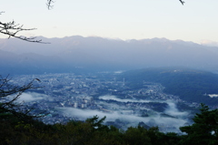 お出かけ(192)-1（雲海@美の山公園）