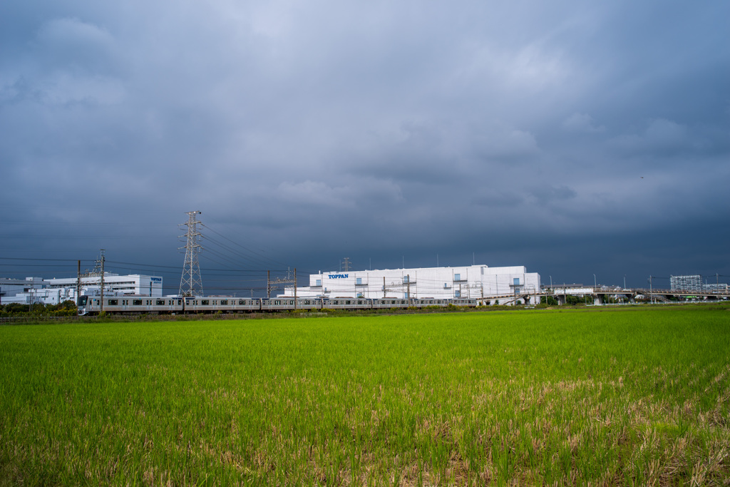 お写ん歩(17)-1（曇り×電車）