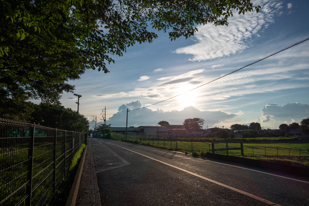 本日の空