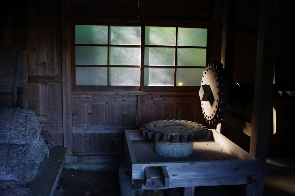 水車小屋の中