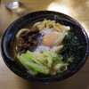 肉玉うどん中