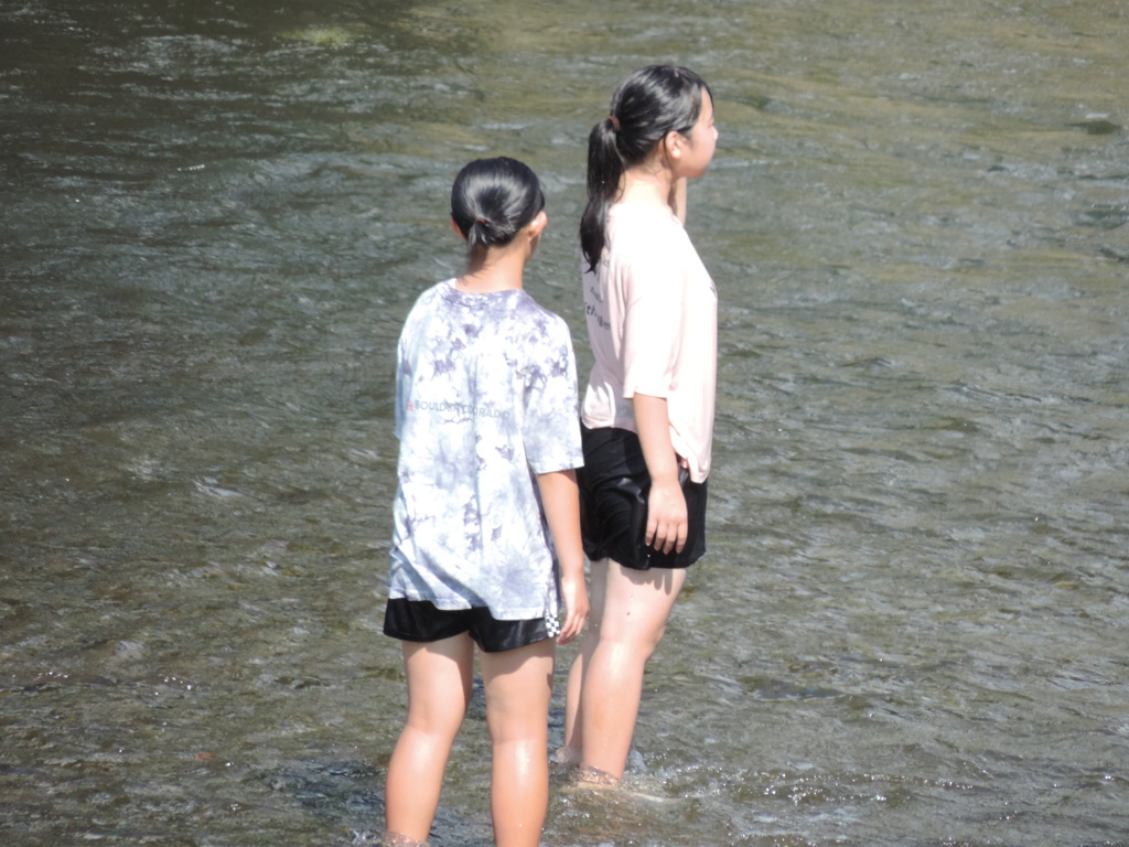 夏は川・・