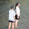 夏は川・・