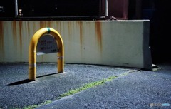 街頭がまるでスポットライトの様に