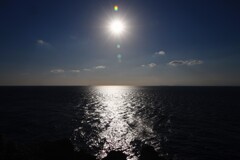 3月の海と太陽
