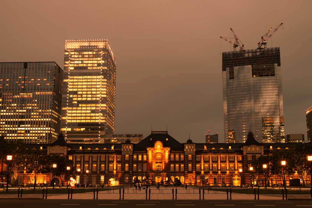 夕景～東京駅～