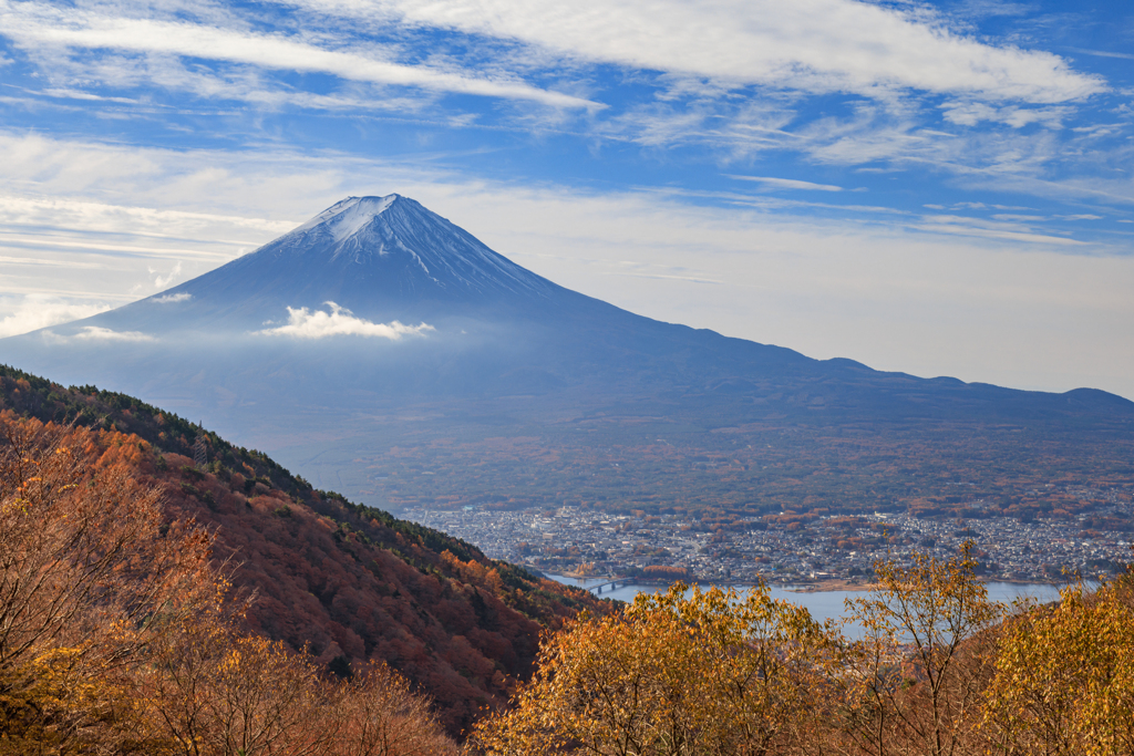 御坂峠 天下茶屋より