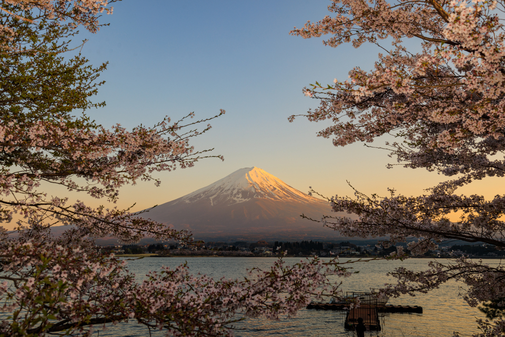 長崎公園にて　夕焼け
