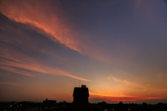 シリーズ 屋上夕焼け 日没後