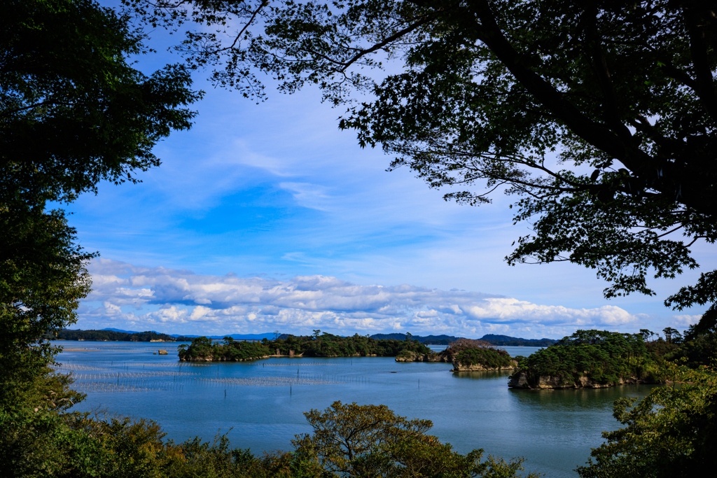 松島　福浦島　見晴台より