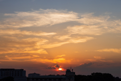 定点屋上夕焼け　その１