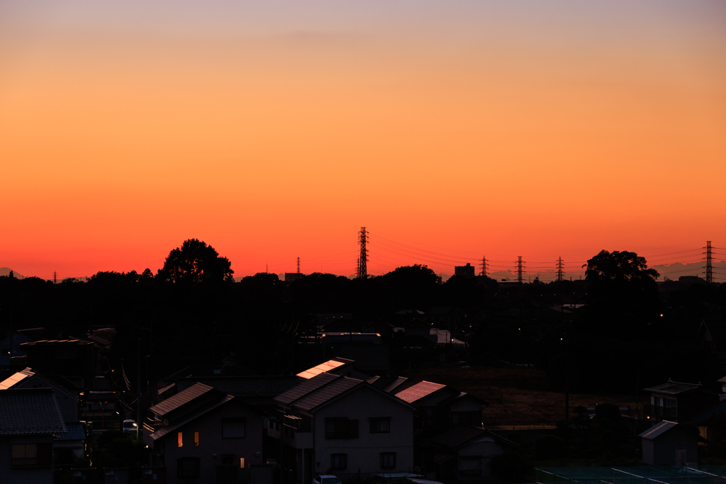 シリーズ屋上夕焼け　その３