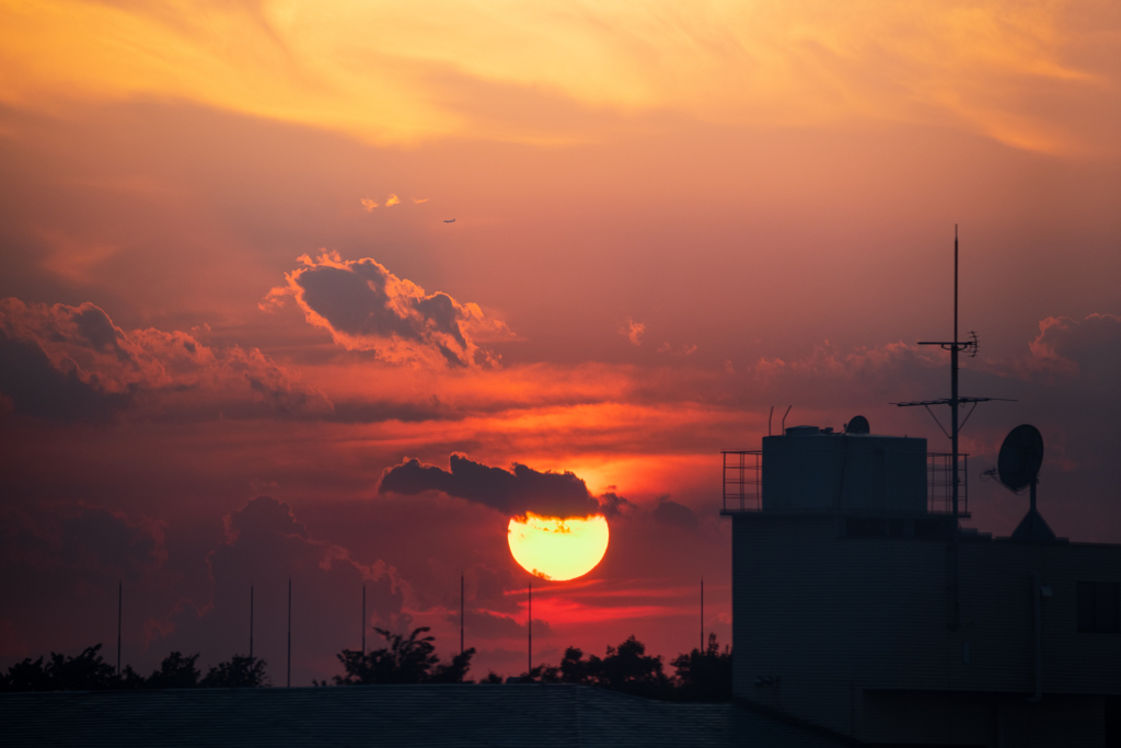 定点屋上夕焼け　その２