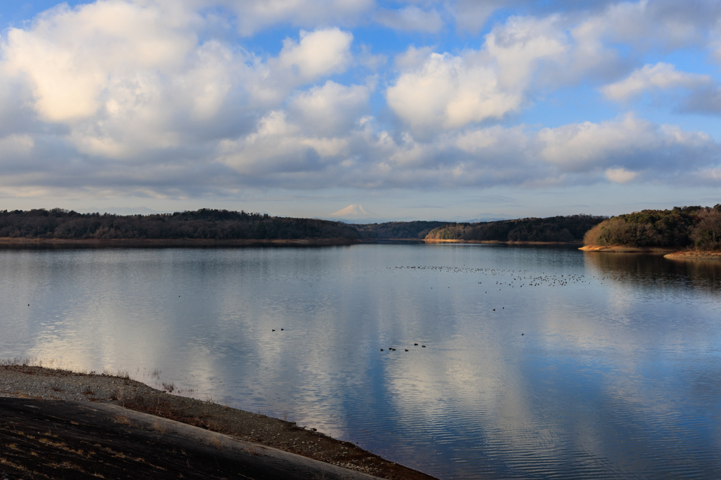 雲は映るも・・