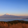 だるま山高原より 駿河湾と富士山