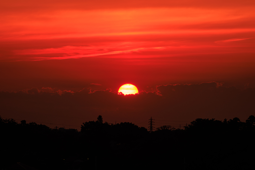シリーズ 屋上夕焼け 　その３