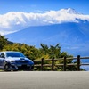 御坂峠にて　愛車と富士山