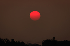 シリーズ屋上夕焼けその３