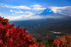 紅葉台展望台より望む富士山