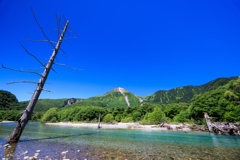 霞沢岳押出し