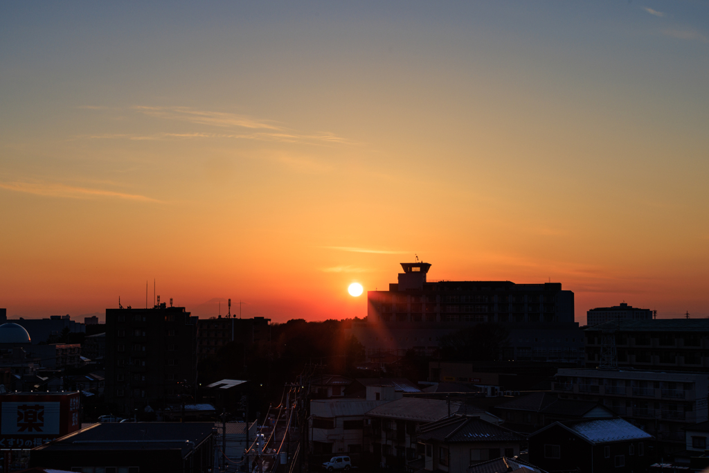 シリーズ屋上夕焼け　その１