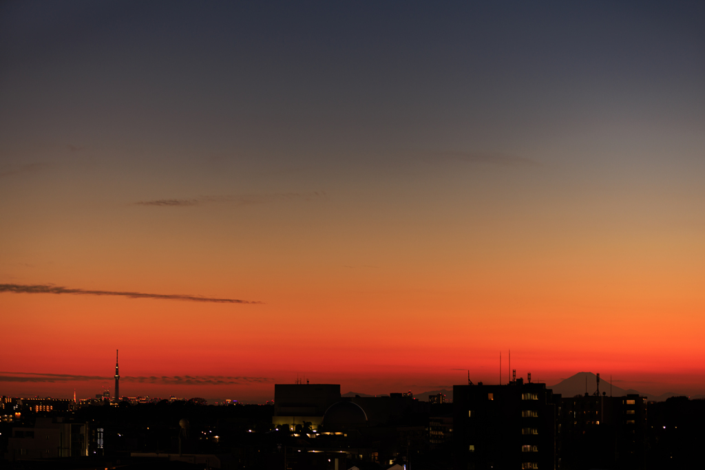 シリーズ屋上夕焼け　その４