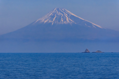 雲見海岸 堂々と
