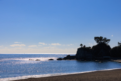 桂浜にて キラキラ