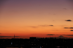 今年最初の屋上夕焼け　その４