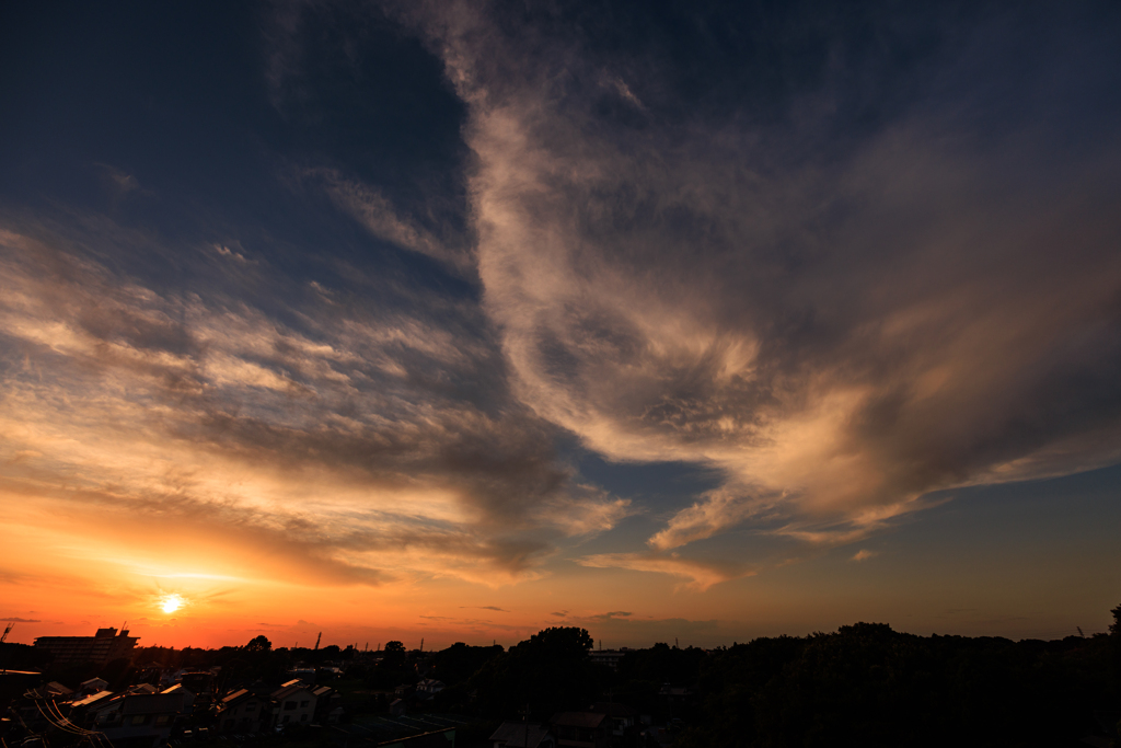 シリーズ屋上夕焼け　その１