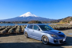相棒と富士山