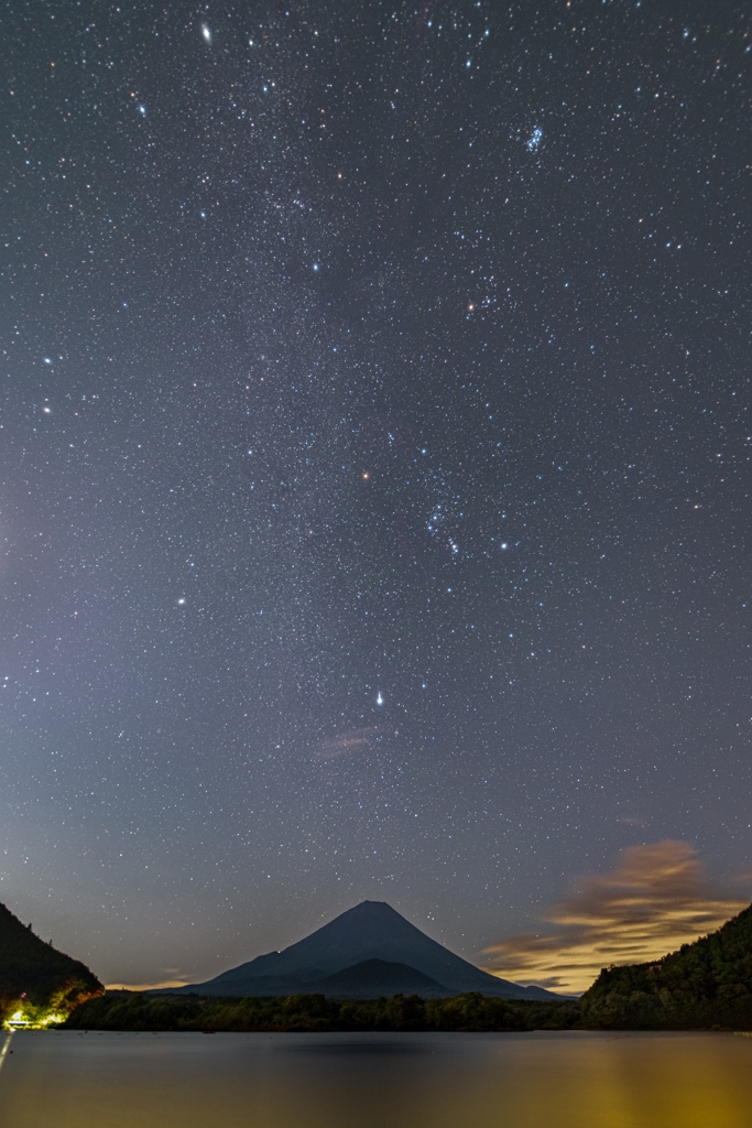精進湖の星空　その２