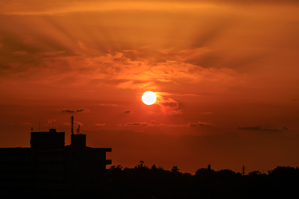 シリーズ屋上夕焼け　その２