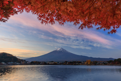 産屋ヶ崎 朝焼け雲