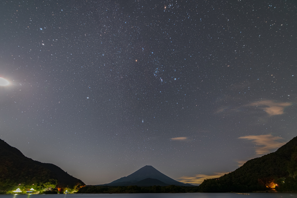 精進湖の星空　その１