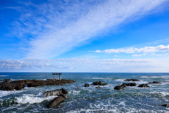 大洗磯前神社 青空ヽ(^o^)丿