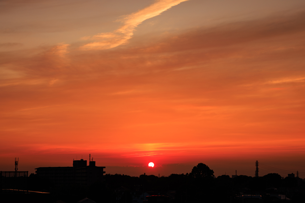 シリーズ 屋上夕焼け 　その２